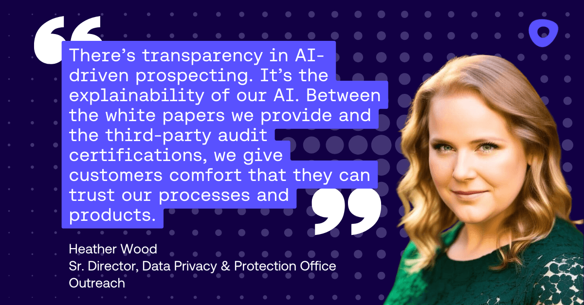 Quote from Heather Woods on the importance of seeking qualified data sources.