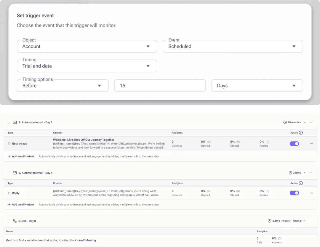 Account onboarding