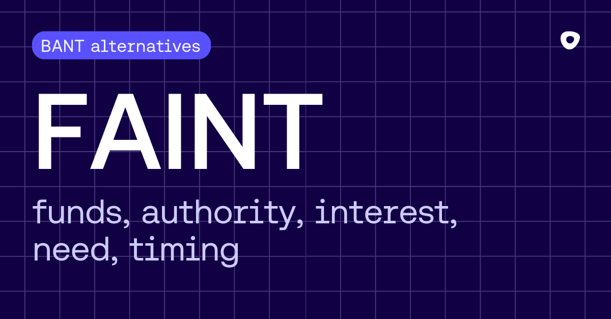 FAINT: funds, authority, interest, need, timiing