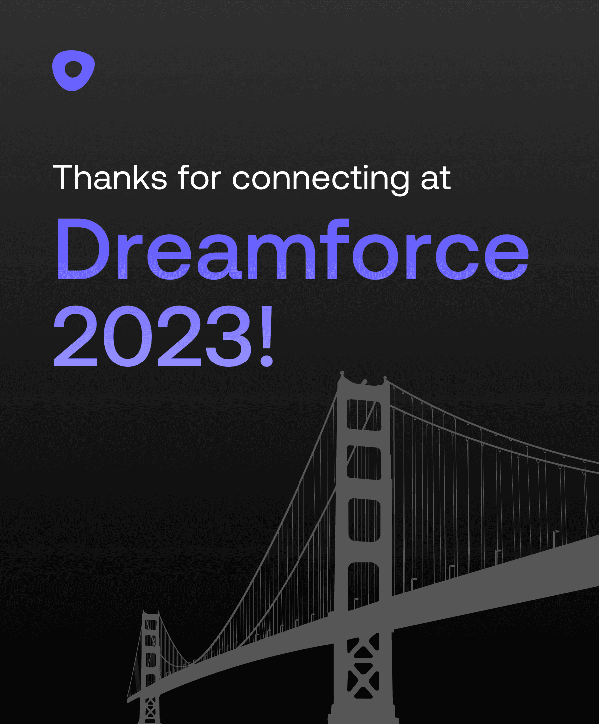 graphic promoting Dreamforce 2023