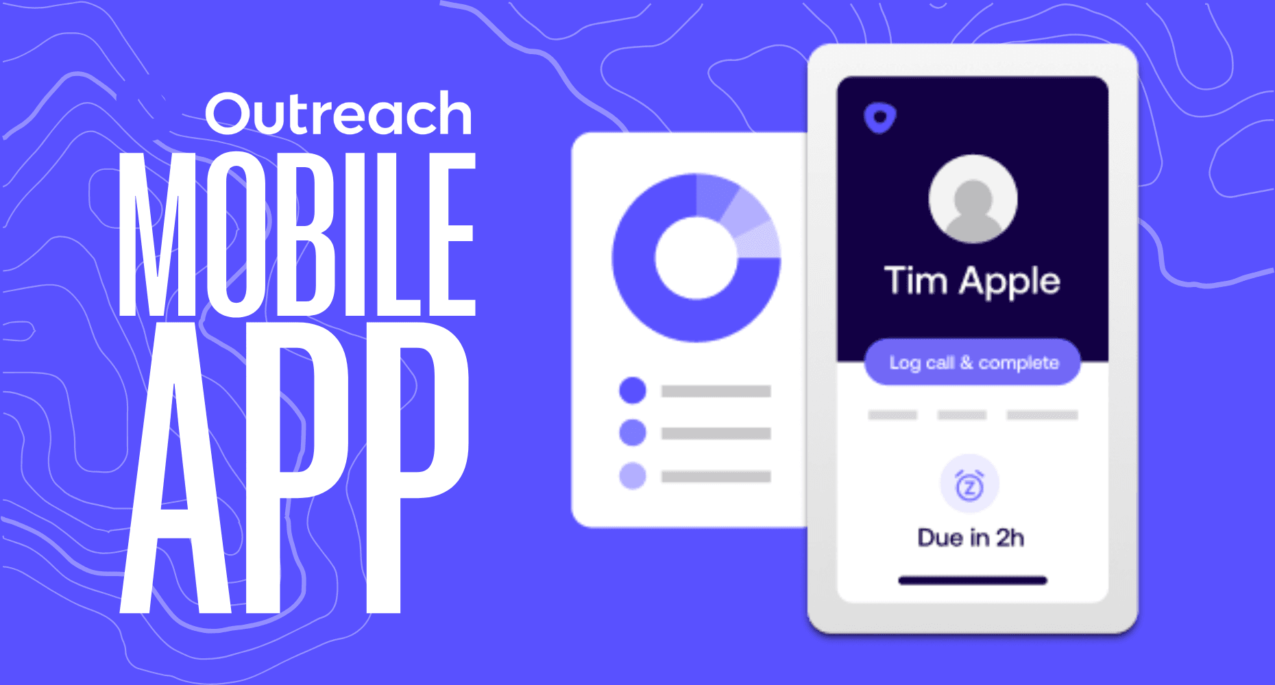An illustration image of Outreach's Mobile App